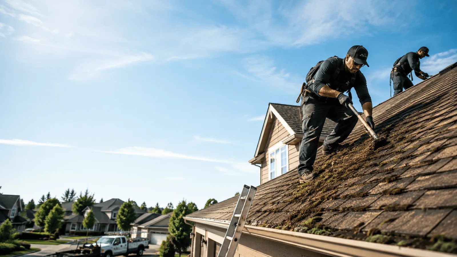 Roof Moss Removal in Edmore, MI near me